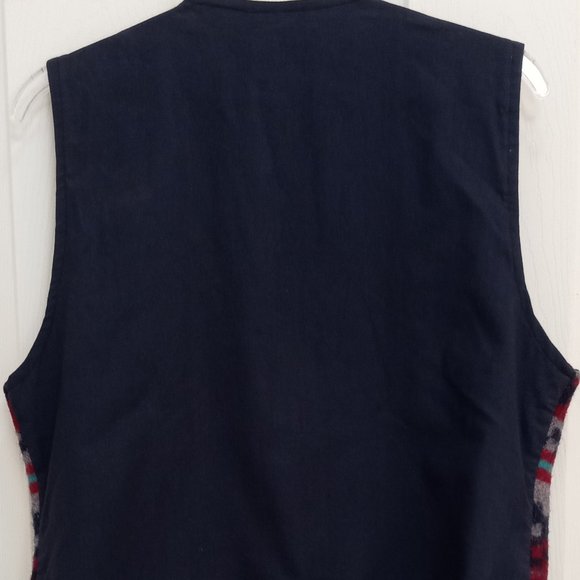 ERIKA Button Down Wool Blended Vest with Cotton Lining Womens Size Large - Picture 6 of 7